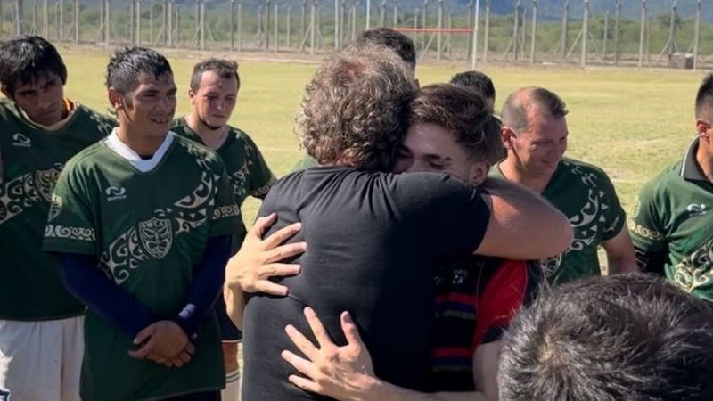 Ex Puma visitó a los Internos del Servicio Penitenciario Provincial