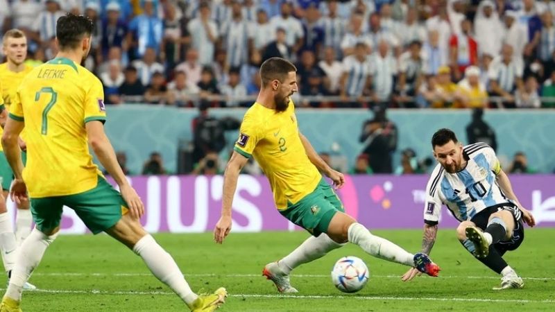 Argentina venció a Australia y se metió en los 4tos.