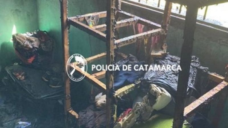 Incendio destruyó parte de una vivienda