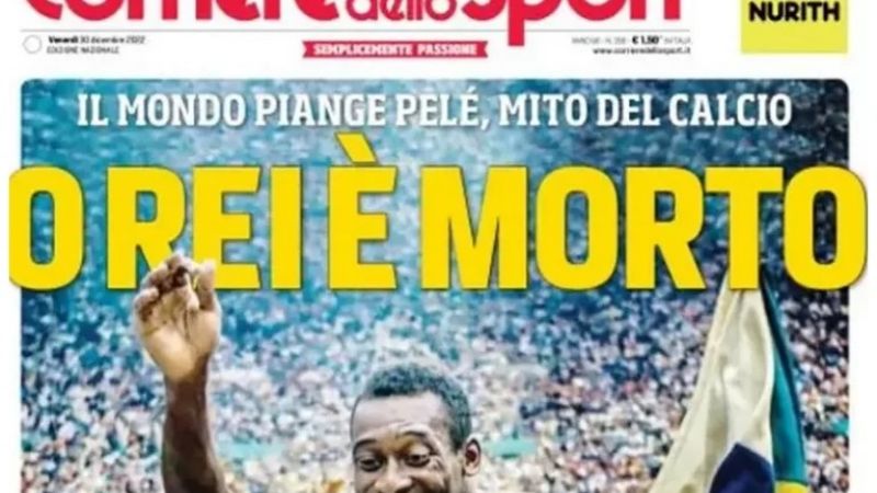 La muerte de Pelé en todos los diarios del mundo