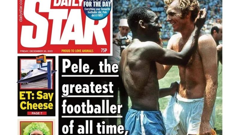 La muerte de Pelé en todos los diarios del mundo