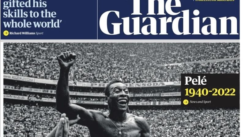 La muerte de Pelé en todos los diarios del mundo