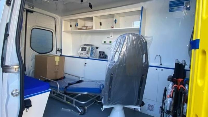 Los Altos recibió una ambulancia