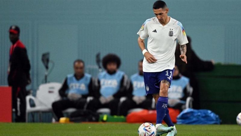 Di María, el único argentino que entrenó en pleno descanso