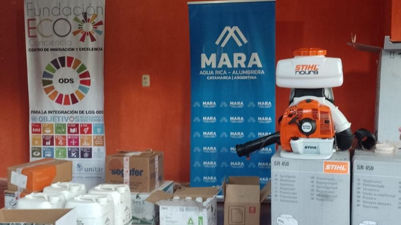 Aporte de MARA para la campaña fitosanitaria de Choya