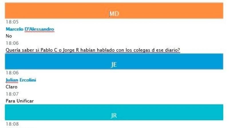 El Presidente pidió "investigar penalmente" el escándalo de los chats