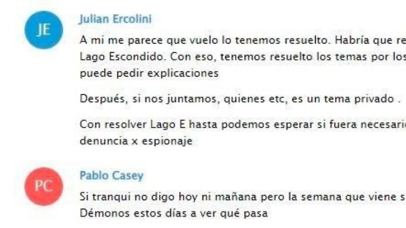 El Presidente pidió "investigar penalmente" el escándalo de los chats