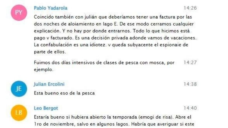 El Presidente pidió "investigar penalmente" el escándalo de los chats
