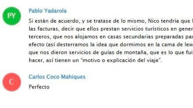 El Presidente pidió "investigar penalmente" el escándalo de los chats