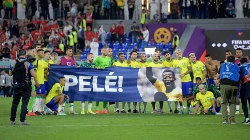 Homenaje de Brasil a Pelé en el Mundial de Qatar