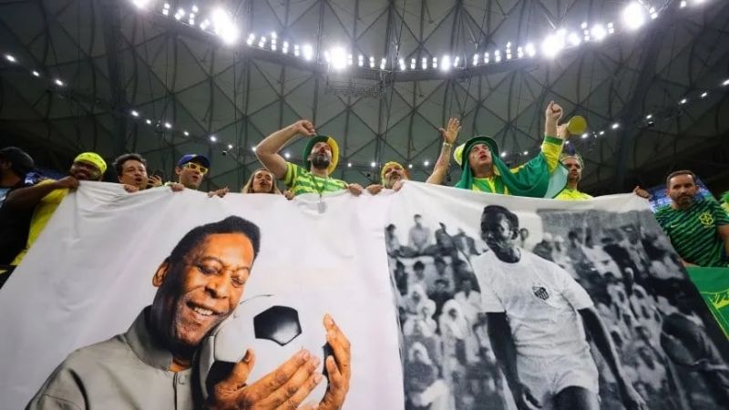 Homenaje de Brasil a Pelé en el Mundial de Qatar