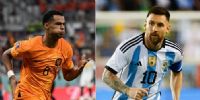 Cody Gakpo y Lionel Messi figuras y goleadores de Países Bajos y Argentina.