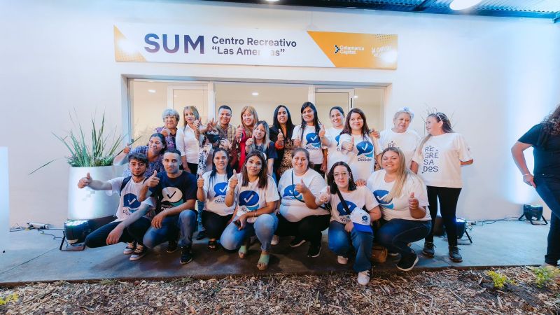 Con una gran fiesta, se inauguró el SUM “Centro Recreativo Las Américas”