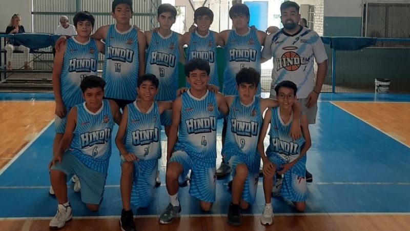 Hindú ganó el cuadrangular de Básquet U17