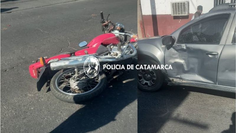 Chocó y quedó internado