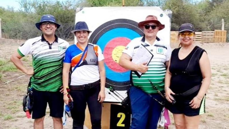 Esther González y Daniel Priotti a la Final Nacional de Tiro Con Arco