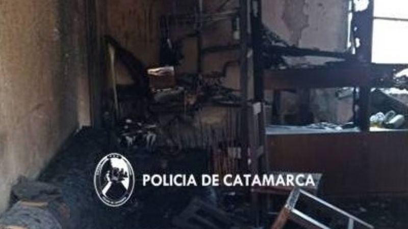 Cuantiosos daños en una vivienda que se incendió