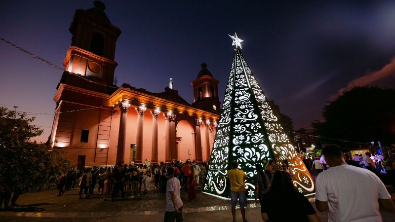Clima navideño en la ciudad