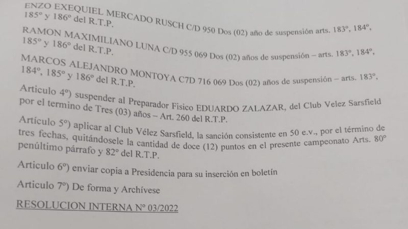 Defensores campeón y duro castigo a casi todo Vélez
