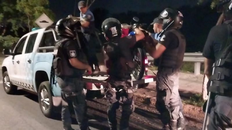 Más de 150 motocicletas secuestradas y 15 personas  arrestados