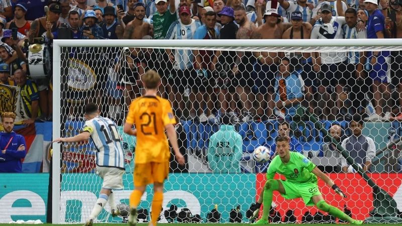 Por el "Dibu" y Lautaro, Argentina está en las semifinales