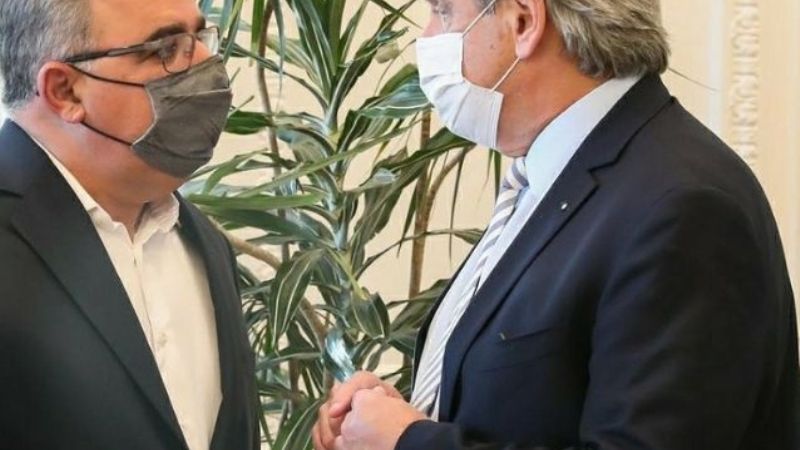 Alberto Fernández junto a Jalil de gira por Rusia, China y Barbados