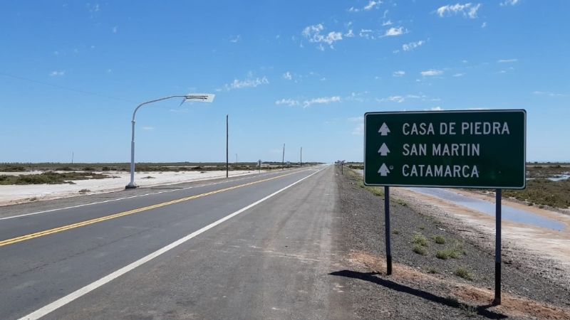 Finalizó la repavimentación de 172 kilómetros de ruta 60 en Catamarca