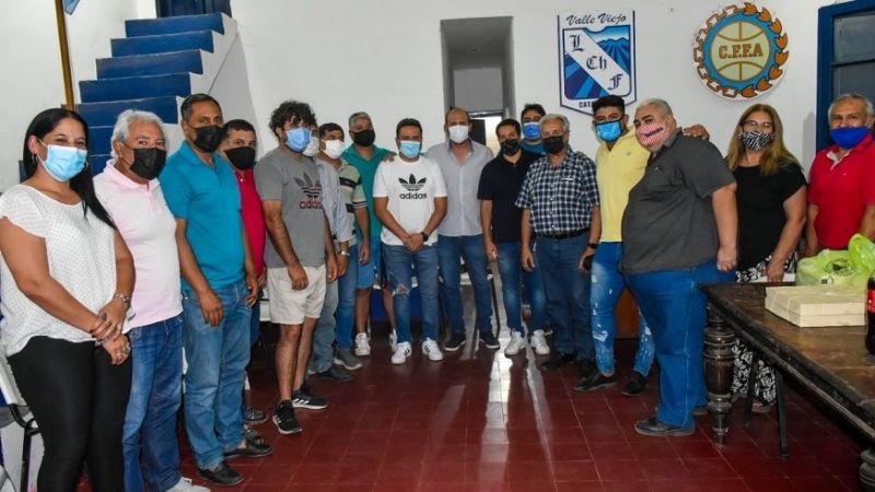 El secretario de Deportes estuvo en la Liga Chacarera