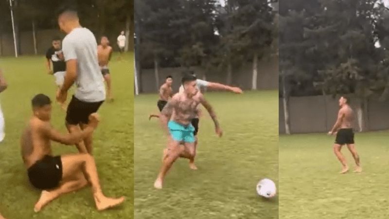 Irresponsable “picado” de tres futbolistas de Boca