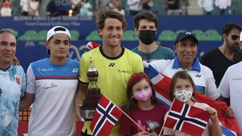 El noruego Casper Ruud ganó el ATP de Buenos Aires