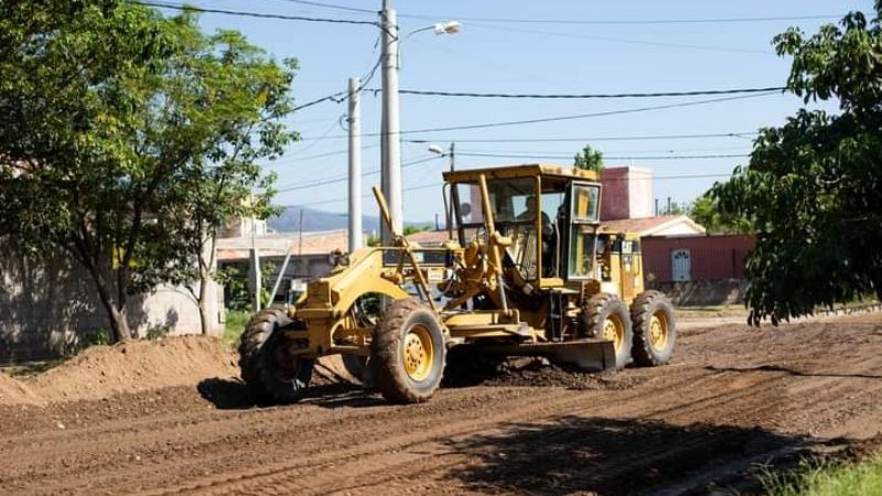 Pavimentación en el norte de la Capital