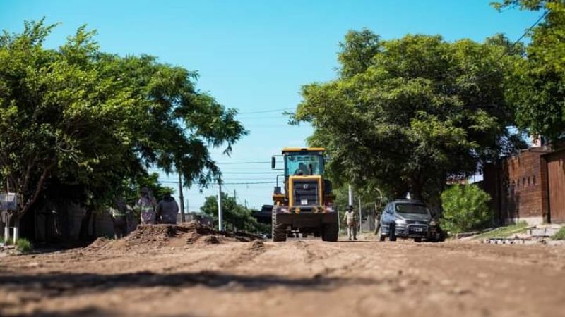 Pavimentación en el norte de la Capital