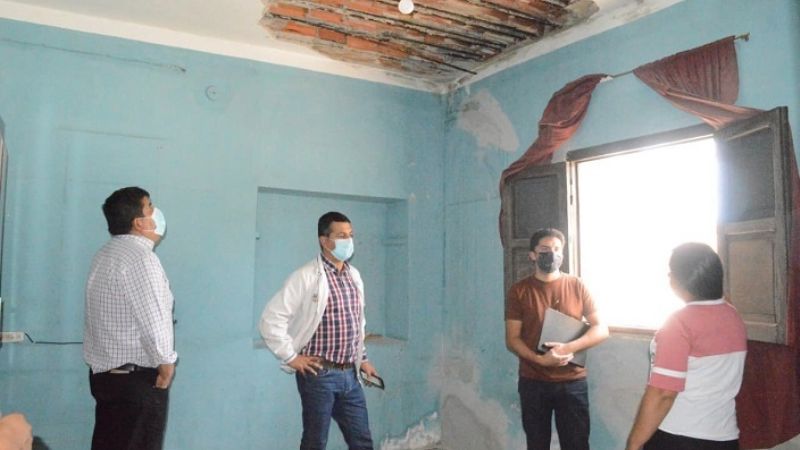 Relevan viviendas afectadas por las lluvias en Santa María