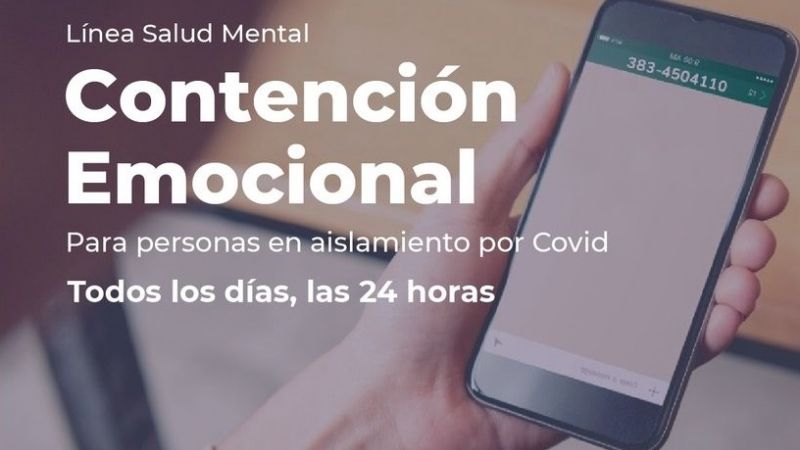 Implementan línea de contención emocional para aislados