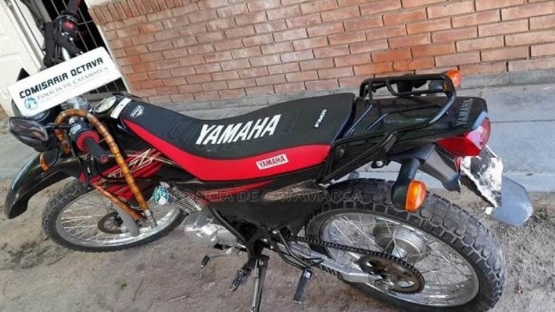 Circulaba en una moto que pedido de secuestro