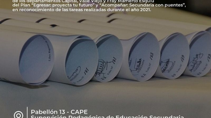 Certificados para agentes territoriales del Plan Egresar y Acompañar