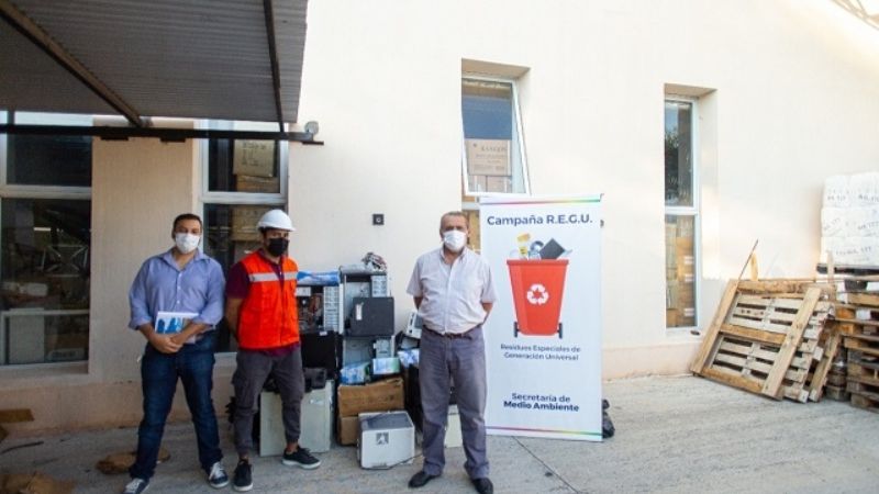 Arrancó la Campaña de retiro de Residuos Eléctricos y Electrónicos de la Administración Pública