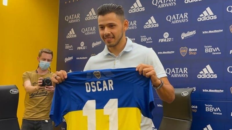 Boca presentó a su último refuerzo: Oscar Romero