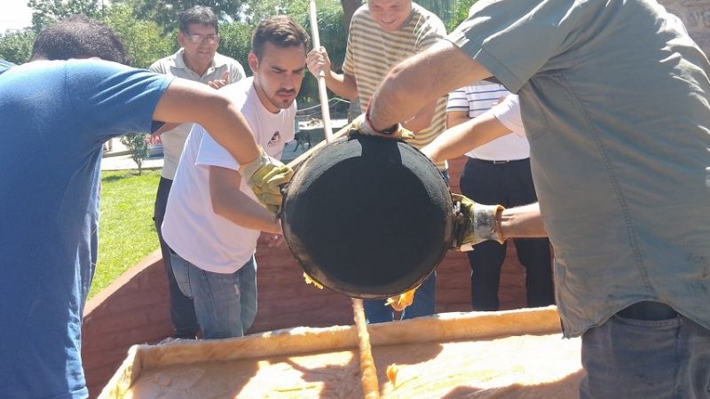 Andalgalá elaboró el dulce de membrillo más grande del mundo