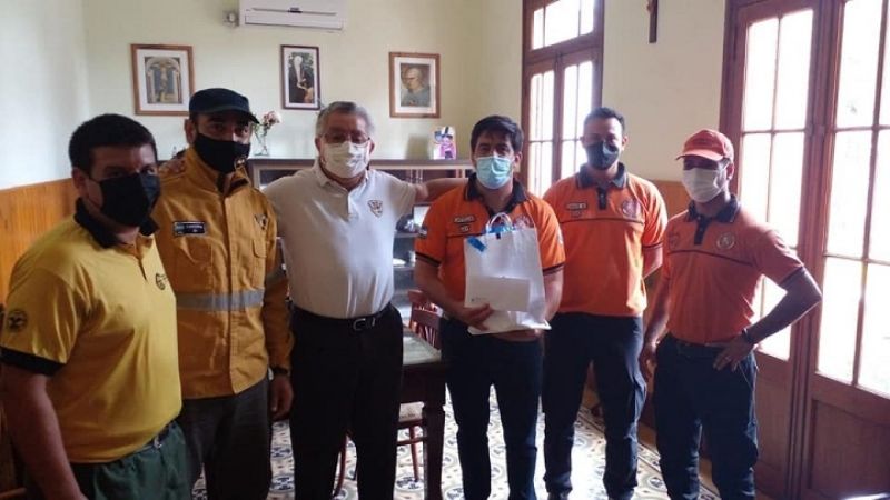 La Virgen del Valle acompañará a los brigadistas que parten a Corrientes