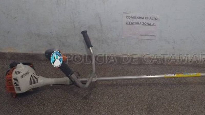 Un detenido por el robo de una motoguadaña