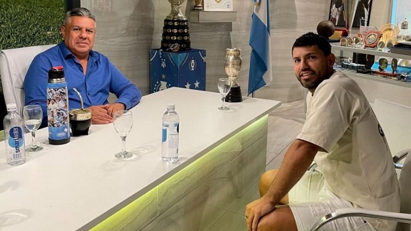 Agüero trabaja en su rol para el Mundial de Qatar
