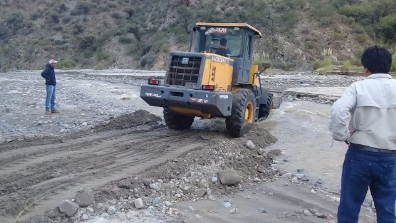Se rehabilitó el camino a Las Papas