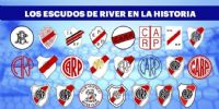 Repaso por los escudos históricos de River Plate.