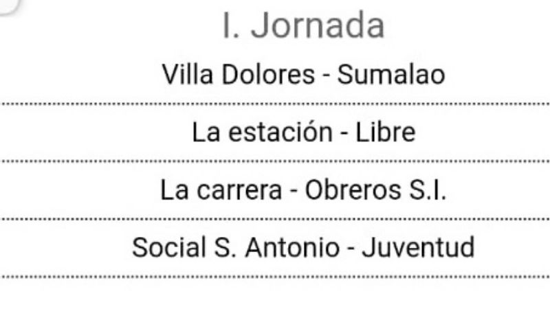 Las Chacras ya tiene el fixture para sus torneos 2022
