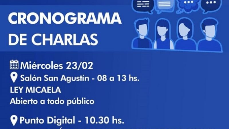 Charlas sobre violencia de género en Santa María