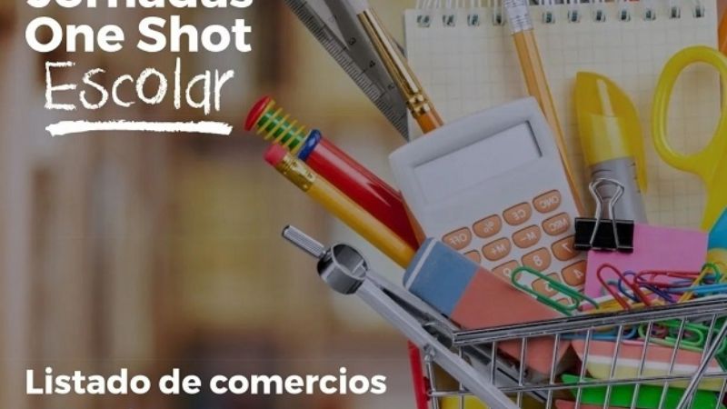 ¿Vas a aprovechar el One Shot Escolar? Estos son los comercios adheridos