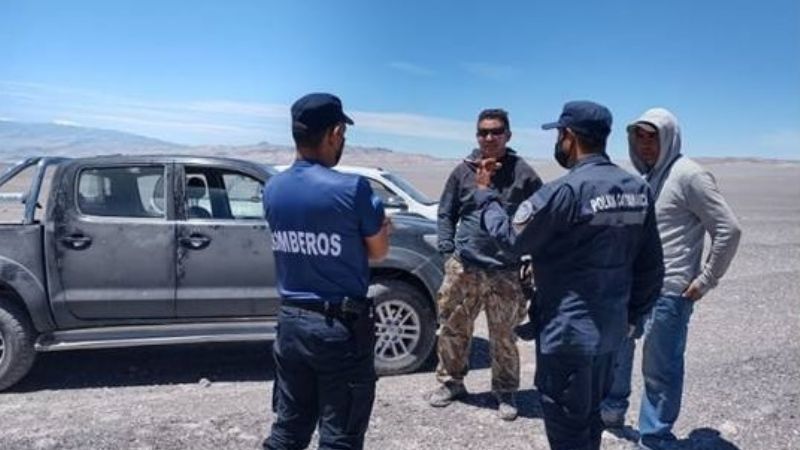 Rescatan a dos turistas cordobeses perdidos en el Volcán El Peinado