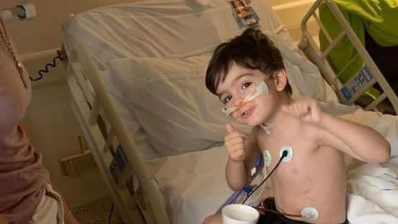 Un corazon para Isidro Gastaldi, un niño de 3 años