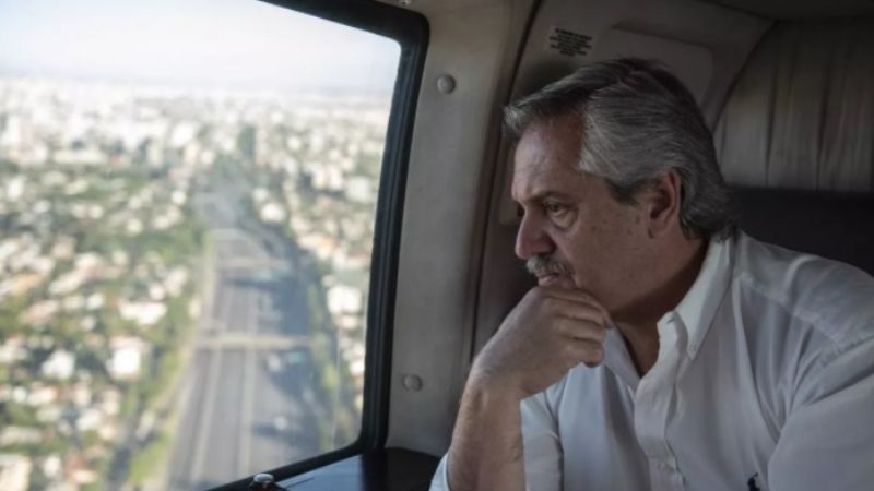 Incendios forestales: Alberto sobrevuela Misiones y Corrientes